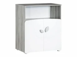 Cambiador de madera 2 puertas 97x76x66cm^ Sale