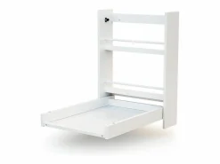 AT4 Cambiador plegable madera de pared con colchón EAZY madera - - 78 x 56 x 78 cm Blanco Clearance