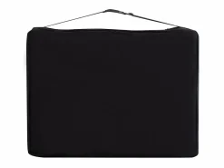 Camilla de masaje plegable 3 secciones acero inoxidable blanco y negro 02_0001822^Helloshop26 Online