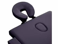 Camilla de masaje plegable de 3 secciones acero inoxidable color morado 02_0001828^Helloshop26 Clearance
