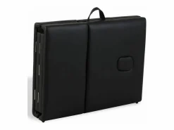 Helloshop26 Camilla de masaje plegable de 4 zonas con estructura de acero inoxidable color 02_0001890 Negro Discount