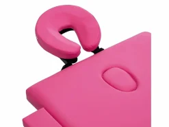 Camilla de masaje plegable de 2 secciones acero inoxidable rosa 02_0001809^Helloshop26 Hot