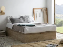 Ysmée Somier Con Canapé|Canapé abatible 120 x 200 cm - Natural claro - HESTIA de YSMÉE