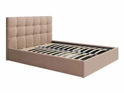 Canapé abatible 160 x 200 cm de terciopelo color con colchón - MIRDAL^Vente-unique Outlet