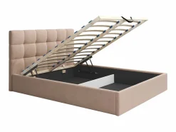 Canapé abatible 160 x 200 cm de terciopelo color con colchón - MIRDAL^Vente-unique Outlet