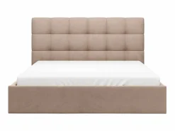 Canapé abatible 160 x 200 cm de terciopelo color con colchón - MIRDAL^Vente-unique Outlet