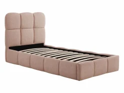Canapé abatible 90 x 190 cm en tela texturizada color - DILUDO^Vente-unique Sale
