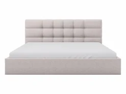 Vente-unique Cama Con Canapé|Cama Con Almacenaje|Canapé abatible 200 x 200 cm en tela - ELIAVA