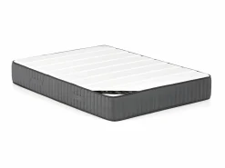 Vente-unique Canapé abatible 160 x 200 cm tela + colchón - FORVIK de Pascal Morabito Verde Discount