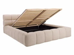 Vente-unique Canapé abatible 200 x 200 cm tela - FORVIK de Pascal Morabito Beige Online