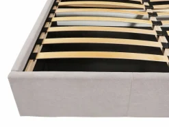 Vente-unique Cama Con Canapé|Canapé abatible 160 x 200 de tela de color - ELIAVA