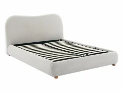 Canapé abatible de 140 x 190 cm de tela en color + colchón - VANARI^Vente-unique