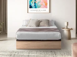 Ysmée Somier - 140X190Cm|Somier Con Canapé|Canapé abatible de 140 x 190 cm - Natural claro - HESTIA de YSMÉE