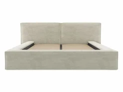 Canapé abatible de 140 x 190 cm de tela rizada color - TIMANO de Pascal Morabito^Vente-unique