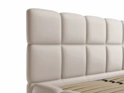 Vente-unique Cama Con Canapé|Canapé abatible de 140 x 190 cm de tela efecto cuero - DAMADO de Pascal Morabito
