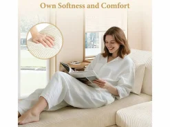 DripeX Sofá Rinconera|Canapé de esquina reversible en terciopelo acanalado - 2 plazas + méridienne - - 256 x 160 x 88 cm