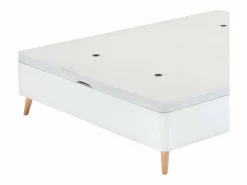 Canapé 135x190 cm nórdico con patas inclinadas dormitorio^ Sale