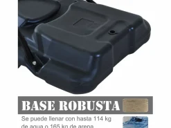 Homcom Canasta de baloncesto blanco y negro 73x49x249 cm Multicolor Hot