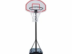 Homcom Canasta de baloncesto blanco y negro 73x49x249 cm Multicolor Hot