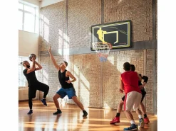 SPORTNOW Canasta de baloncesto negro y amarillo 110x90x70 cm Naranja Best