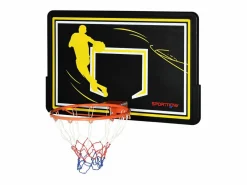 SPORTNOW Canasta de baloncesto negro y amarillo 110x90x70 cm Naranja Best