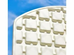 Canasta de baloncesto para exterior ajustable y portátil, de metal, color blanco y , con ruedas y base rellenable (75,5x71x250 cm)^ Outlet