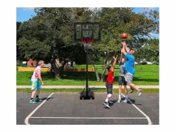 Canasta de baloncesto portátil, profesional ajustable 250-305 cm NY^AHD