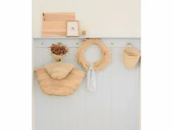 DECOWOOD Capazo de esparto natural de 40x30x30cm - MENORCA - Beige Online