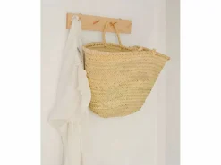DECOWOOD Capazo de esparto natural de 40x30x30cm - MENORCA - Beige Online