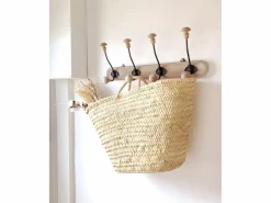 DECOWOOD Capazo de esparto natural de 40x30x30cm - MENORCA - Beige Online