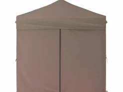 Cenador Y Quiosco|Carpa de fiesta plegable con paredes laterales gris taupe 2x2 m ES720416