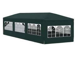 Carpa de recepción de 3 x 9 m Verde New