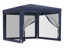 Carpa para fiestas con 4 paredes de malla HDPE 3x3 m ES687578^ Best