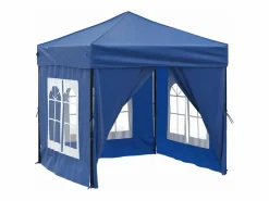 Carpa para fiestas plegable con paredes laterales 2x2 m ES921111^ New