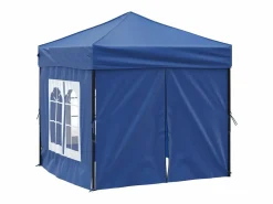 Carpa para fiestas plegable con paredes laterales 2x2 m ES921111^ New