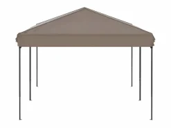 Carpa para fiestas plegable gris taupe 3x6 m ES263651 Topo Online