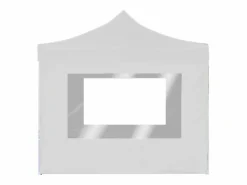 Carpa plegable profesional con paredes aluminio 2x2 m ES330856 Blanco Outlet