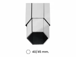 Cenador Y Quiosco|Carpa plegable profesional de aluminio con estructura hexagonal, Market-Pro 3X3, color , impermeable