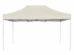 Carpa plegable profesional de aluminio 4,5x3 m ES430465 Crema Online
