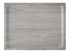 Carrito auxiliar plegable con ruedas - Estructura metálica blanca, 2 estantes laminados color Fresno – 72*66*43 cm - BAUHAUS^Don Hierro New