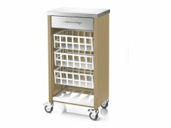 Carrito de cocina, carrito verdulero – Color Arena, Inox - 93*48*34cm - MOHER^Don Hierro Outlet