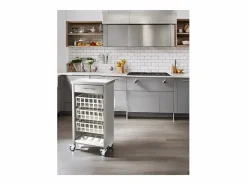 Carrito de cocina, carrito verdulero – , Inox - 93*48*34cm - MOHER^Don Hierro