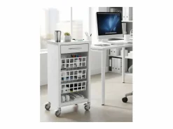 Don Hierro Carrito de cocina, carrito verdulero – , Inox - 93*48*34cm - MOHER Blanco Outlet