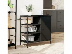 Carrito de cocina madera de ingeniería 87,5x38,5x84,5 cm^vidaxl Online