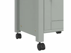 vidaxl Carrito de cocina MONZA madera maciza de pino 48x40x88,5 cm Gris Online