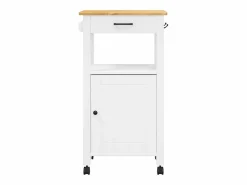 vidaxl Mueble Camarera|Carrito de cocina MONZA madera maciza de pino 48x40x88,5 cm