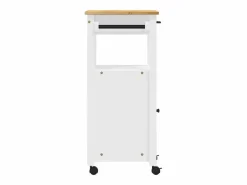 vidaxl Mueble Camarera|Carrito de cocina MONZA madera maciza de pino 48x40x88,5 cm