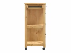 vidaxl Mueble Camarera|Carrito de cocina MONZA madera maciza de pino 84x40x88,5 cm