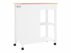 vidaxl Mueble Camarera|Carrito de cocina MONZA madera maciza de pino 84x40x88,5 cm