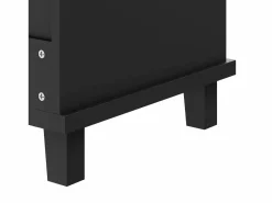 Carrito de cocina móvil de madera con 1 puerta y 5 cajones, aparador con almacenaje 134x46x92 cm -^ Outlet